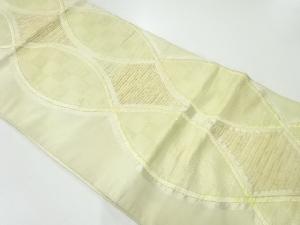 立涌模様織出し袋帯